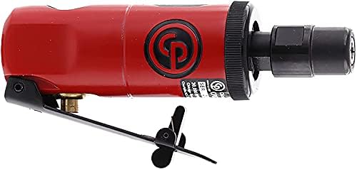Chicago Pneumatic CP876 - Air Die Grinder Tool, Welder, Woodworking, Automotive Car Detailing, Stainless Steel Polisher, Heavy Duty, Straight, 1/4 Inch (6 mm), 0.3 HP / 220 W - 30000 RPM