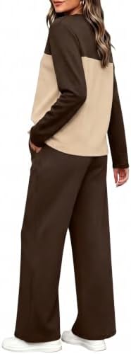 WIHOLL Two Piece Sets for Women Fall Outfits Casual Matching Lounge Sets
