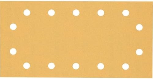 Bosch Professional 10x Expert C470 Sandpaper (for Hardwood, Paint on Wood, 115x230 mm, Grit 120, Accessories Orbital Sander)