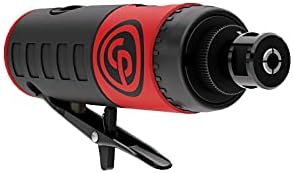 Chicago Pneumatic CP7411 - Air Die Grinder Tool, Welder, Woodworking, Automotive Car Detailing, Stainless Steel Polisher, Heavy Duty, Straight, 1/4 Inch (6 mm), 0.56 HP / 420 W - 22000 RPM