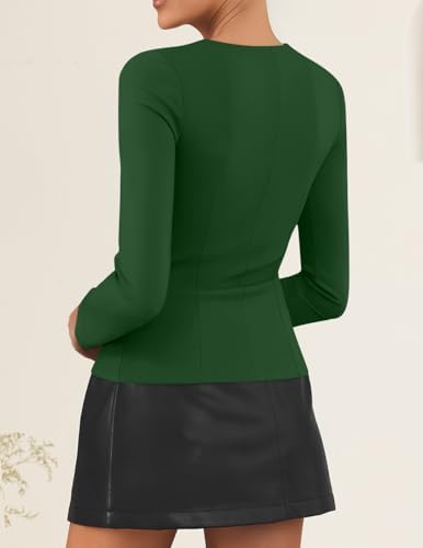 ZESICA Women's Business Casual Fitted Blazers Office Outfits