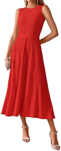 BTFBM Women Midi Bodycon Tank Dress