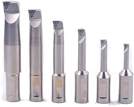 R8 Boring Head 3 Inch and 3/4 Shank Boring Bar 6pcs Set (Inserts Included) 3/4" - 4"