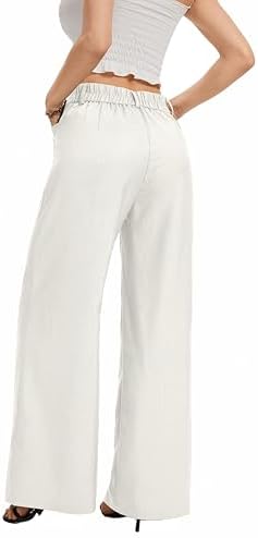 FUNYYZO Wide Leg Dress Pants for Women Work Slacks Business Casual Outfits