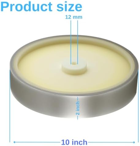 CBN Grinding Wheel for Sharpening, 10 Inches Diameter, 12mm Arbor Fitment, Tormek Compatible (200 Grit)