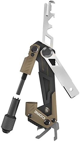 Real Avid Gun Multi Tool CORE: Tactical Rifle Tool & EDC Tools, Gun Accessories & Utility Tool Kit for Gun Maintenance, Includes Carbon Removal Tool & Front Sight Adjuster, 15