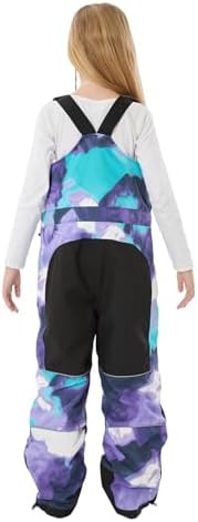 GSOU SNOW Kids Snow Bibs Boys Girls Ski Snowboard Pants (3-16Years)