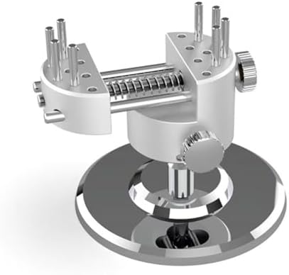 Rotatable Aluminum Alloy Pin Vise Featuring Adjustable Clamping System and Control for Jewelry Making, Watch Repair, and Model Assembly