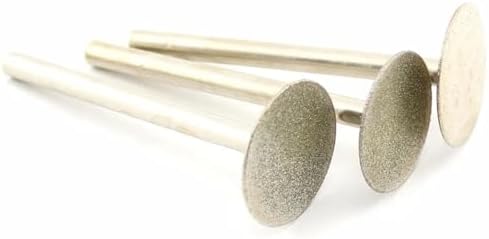 Grinding Wheel for Drill 6Pcs 20/25/30mm Super-Thin T Head Diamond Grinding Needle Bit Mounted Point Carving 6mm Tools Shank(Diameter 20mm-6Pcs)