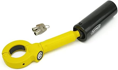 Artago 862A/B Car Handbrake Lock, More Adaptable Thread Adjustment, High Security with Anti-Drill Ball, Compact, Car Anti Theft Brake Gear Shift Knobs Handbrake Lock for Vehicle Van Camper