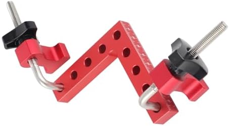 Durable 90° Placement Square Woodworking Mount for Accurate Right Angle Measurement for Boxes, Photo Frames, Aluminum Alloy (100mm)