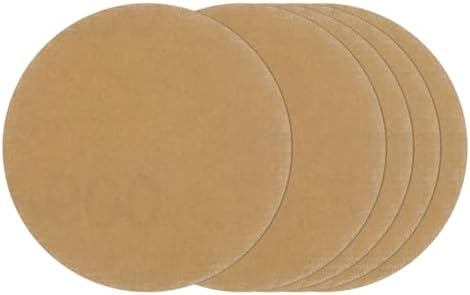 30Pcs Sanding Discs 2In 600Grit Hook and Loop Sandpapers Yellow