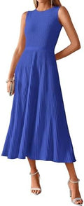 BTFBM Women Midi Bodycon Tank Dress
