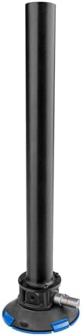 Kupo 6" Metal Pump Suction Cup, Heavy Duty Mount with 13.5" Support Arm and 2" Tube for Cameras, Lights, and Accessories on Smooth Surfaces for Production Rigging (KG119711)