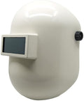 Armour Guard Sugar Scoop 2 x 4.25" White Fiberglass Pipeliner Welding Helmet, Full Size