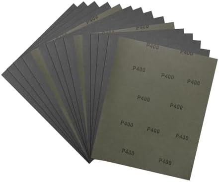 15Pcs Sand Paper 9x11Inch 400Grit Silicon Carbide Sandpaper Sheets