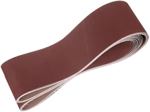 HARFINGTON 6 x 89 Inch Sanding Belts, 10 Pcs 320 Grits Aluminum Oxide