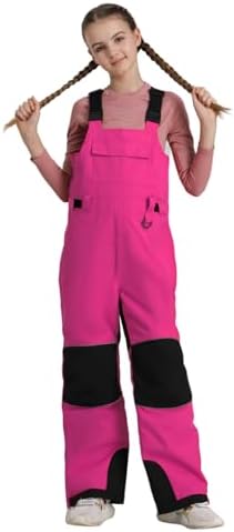GSOU SNOW Kids Snow Bibs Boys Girls Ski Snowboard Pants (3-16Years)