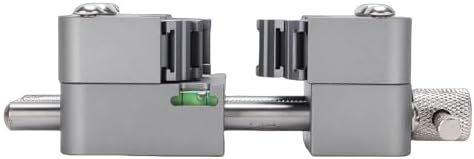 Hilitand Fractal Vise 304 Stainless Steel Mini Bench Vise with Multi Jaw Design 0.1mm Micro Adjustment and Non Slip Silicone Base for Electronics Repair Crafts Metalworking (Stainless Steel Chuck)
