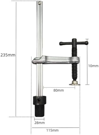 Insertion Clamp Fixture Ratchet Bench Clamp Insert Type Fastening Tool Alloy Steel Construction Secure Positioning Device Suitable for Metalworking, style to 11