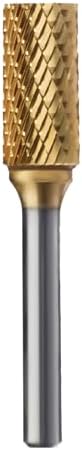 Champion Cutting Tool SA5 Double Cut TiN Coated Carbide Bur