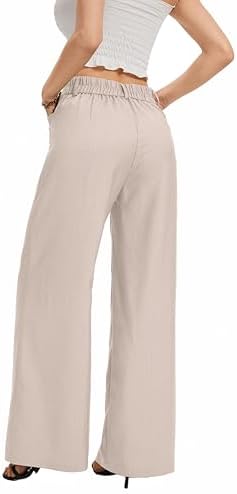FUNYYZO Wide Leg Dress Pants for Women Work Slacks Business Casual Outfits