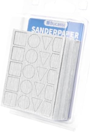 Sanderpaper for Pen Sander PLH-1000, PLH-2000, 180/240/400/800/1000 Grits Each 10pcs with Each 20 Pads