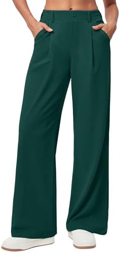 Ewedoos Wide Leg Dress Work Pants for Women Business Casual Office Outfits