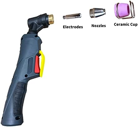 Pilot Arc Plasma Cutter torch,AG60 Plasma Cutting Gun Suitable for 40A 50A 60A High Frequency Air Plasma Cutting Machine.Fit CUT50DP CUT40DP CUT60DP AG60P