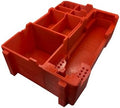 Jonah Pope Design 3d Printed Insert designed for M12 Brushless Rotary Tool and Packout Organizer (Insert Only) Red