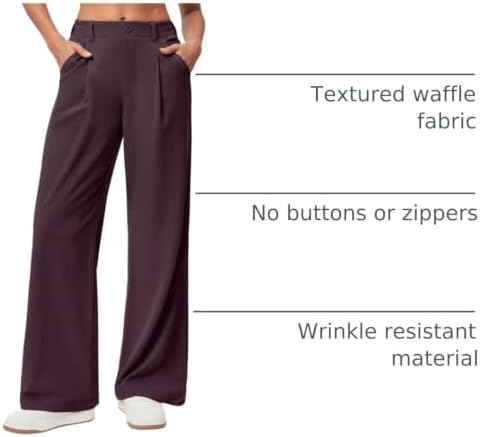 Ewedoos Wide Leg Dress Work Pants for Women Business Casual Office Outfits
