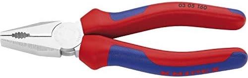 KNIPEX Combination Pliers Chrome-Plated 180 mm, 03 05 180