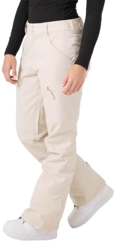 Roxy Women's Nadia Ski Pant – 10K Waterproof, Insulated, PFAS-Free, Adjustable Waist & Snow Gaiters