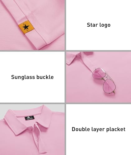 ZITY 3 Pack Mens Golf Polo Shirts Short Sleeve Business Casual T-Shirts