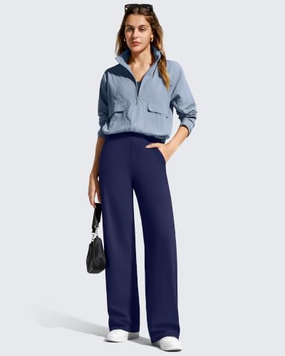 G4Free EverGoing Women's Wide Leg Dress Pants with Pockets Belt Loops