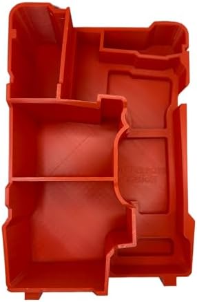 Jonah Pope Design 3d Printed Insert designed for M12 Orbital Detail Sander and Packout Organizer (Insert only) (Red)