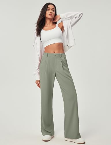 Ewedoos Wide Leg Dress Work Pants for Women Business Casual Office Outfits