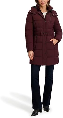Nautica Women's Heavyweight Stretch Puffer Jacket
