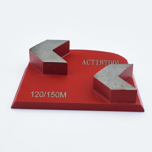 Twin Arrow Segments Diamnd Metal Grinding Disc for Lavina Edco Onfloor Grinder (Pack of 3)