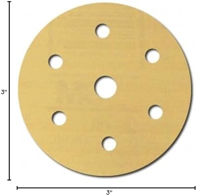 3M Hookit Gold Disc, 00920, 236U, 3 in, P100
