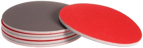 uxcell 6pcs 3000 Grit Sanding Sponge 6" Hook and Loop Sponge Sanding Disc