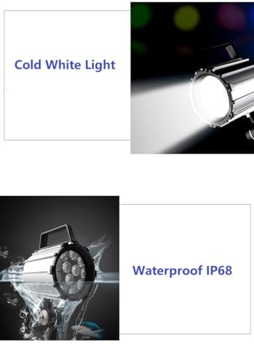 Led Machine Lights IP68,12W 24VV Adjustable Aluminum Alloy Industrial Lighting LED Work Light for Lathe, CNC Milling Machine, Drilling Machine - Short Arm (12)