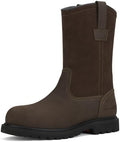 HISEA NINGO Steel Toe Work Boots for Men, Waterproof Wellington Boots
