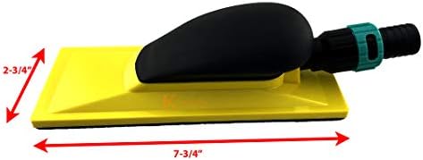 2-3/4 in. x 7-3/4 in. Kingdom Abrasive Pro-Net Multi Hole Hook and Loop Vacuum Hand Sanding Pad