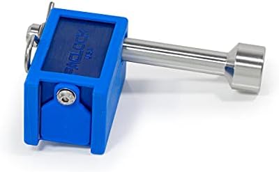 PACLOCK's 80-Series Trailer Hitch Lock, Standard Rekeyable (SR), 125" Pin, One Lock Keyed to a Number U-Pick! w/ 2 Keys, Blue