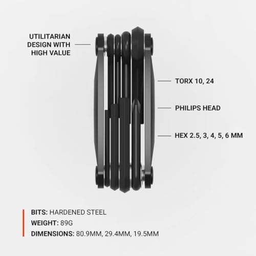 LEZYNE RAP II 8-in-1 Compact Bicycle Multi-Tool