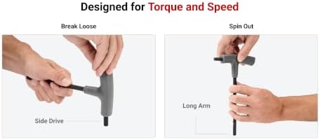 TEKTON Star T-Handle Key Set, 13-Piece | KTT90401 | T6 - T50