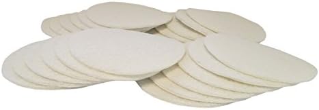 STARCKE Premium 6 Inch Non Woven Surface Conditioning Discs - for Dry Sanding Countertops, Auto Body Repair, Marine, Paint, Plastics, Metal and Fiberglass (White, 25 Pack)