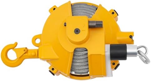 Spring Tool Balancer 11-19lbs Retractable Spring Balancer Self-Locking Ratchet Device Retractable Tool Fixture Holder with 1.5m Wire Rope Adjustable Balancer Retractor Hanging Holding Equipment