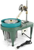 Gem Faceting Machine Facer Grinding Polishing Machine Rock Grinding Jewelry Jade Flat Lapidary Cutter Polisher Manipulator Milling Tools Gemstone Cutting Tools 180W 2800RPM 110V